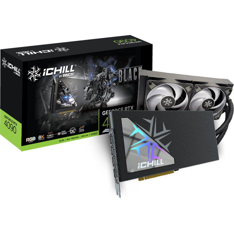 INNO3D GeForce RTX 4090 ICHILL BLACK Grafische kaart