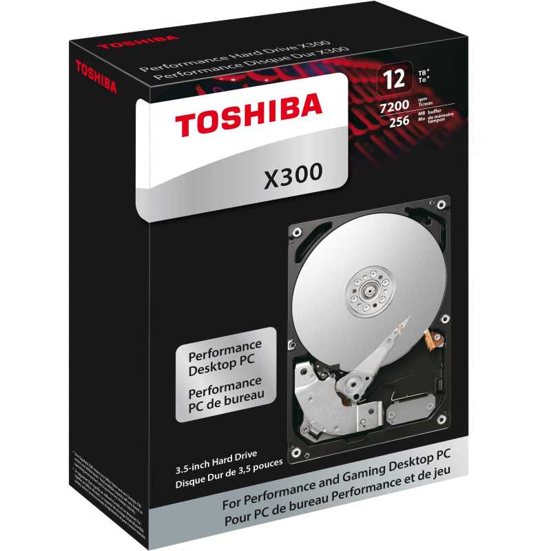 Toshiba X300 12 TB Harde schijf