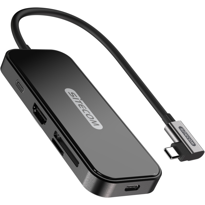 Sitecom USB-C Multiport Adapter met USB-C Power Delivery Dockingstation