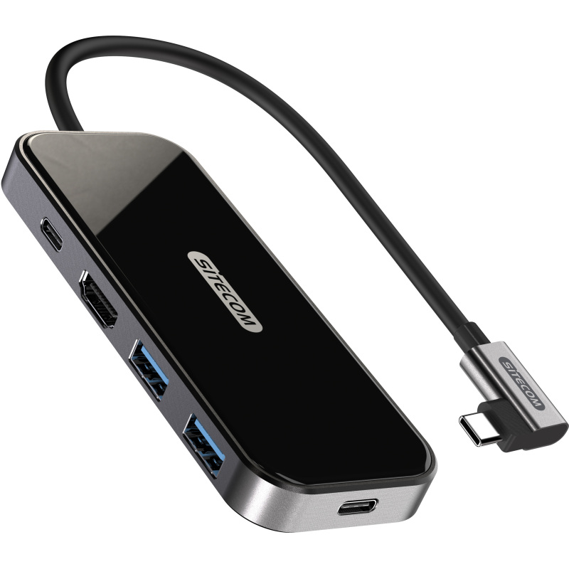 Sitecom USB-C naar HDMI Adapter en Hub met USB-C Power Delivery Dockingstation