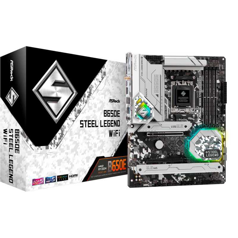 ASRock B650E STEEL LEGEND WIFI Moederbord