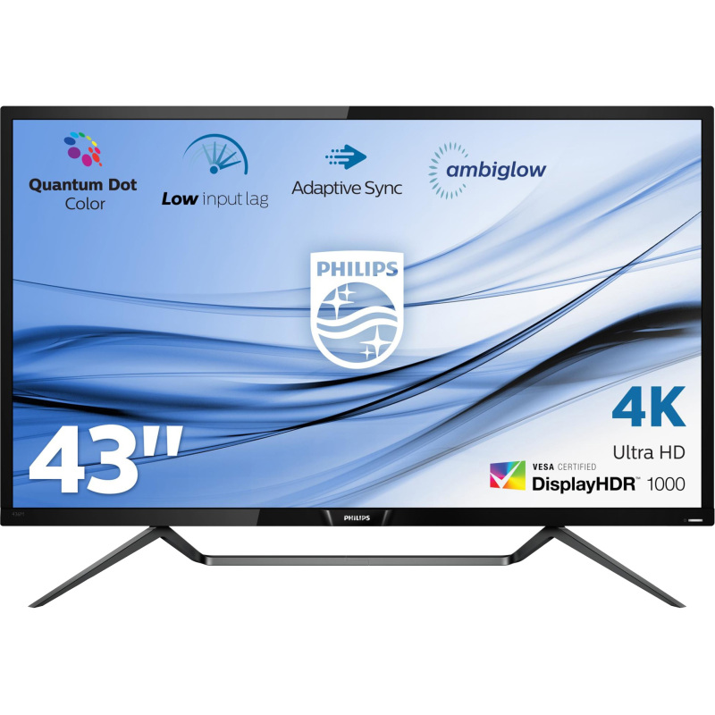 Philips Momentum 4K HDR-scherm met Ambiglow 436M6VBPAB Public Display