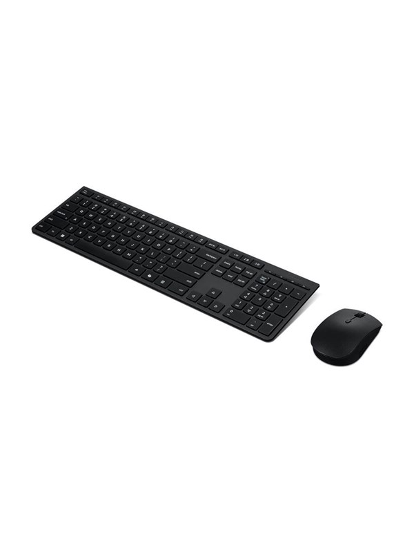 Lenovo Professional - keyboard and mouse set full size - QWERTY - Nordic - grey Input Device - Keyboard and mouse set - Noords - Grijs