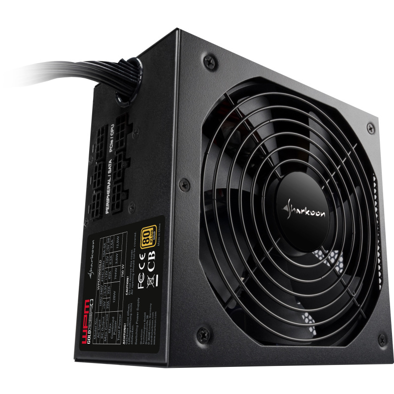 Sharkoon WPM Gold ZERO 750W Voeding