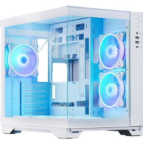 Chieftec GM-30W-TG-OP computerbehuizing kubus Wit