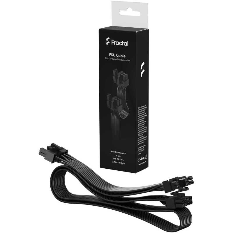 Fractal Design PCI-E 6+2 Pin x2 Kabel Kabel