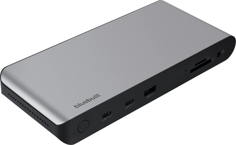 BlueBuilt DisplayLink Docking Station met USB-C