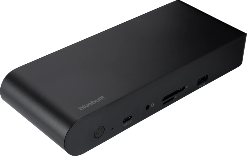 BlueBuilt DisplayLink Docking Station Pro met USB-C Zwart