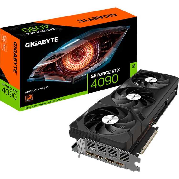 GIGABYTE GeForce RTX 4090 WINDFORCE V2 24G grafische kaart
