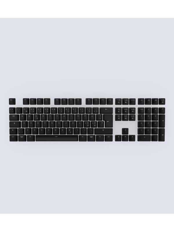 Wooting ABS Keycaps - Nordic (ISO) - Keycaps - Noords - Zwart