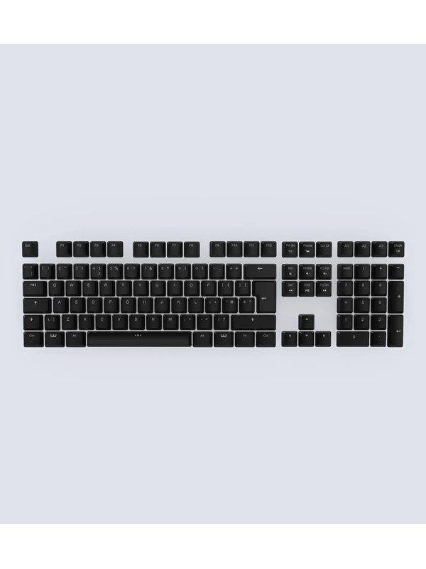 Wooting ABS Keycaps - UK (ISO) - Keycaps - Engels (VK) - Zwart