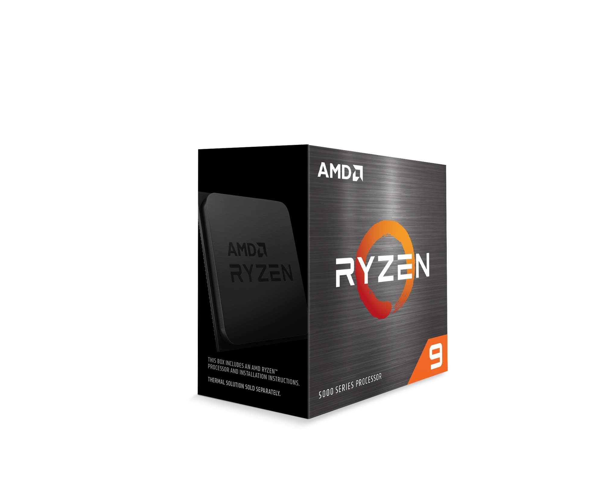 AMD Ryzen 9 5900X zonder koeler 12 cores 24 threads 70MB 105W geautoriseerde distributeur 3,7GHz / [Binnenlands product] 100-100000061WOF