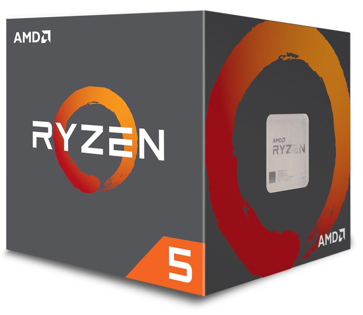 Hurry hausen AMD CPU Ryzen5 1600 met Wraith Spire 65W koeler AM4 YD1600BBAEBOX
