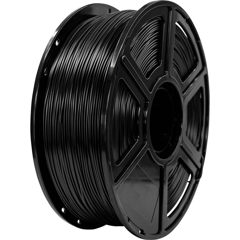 Renkforce RF-6838910 Filament ASA Weerbestendig, UV-bestendig, Hittebestendig 1.75 mm 1 kg Zwart 1 stuk(s)