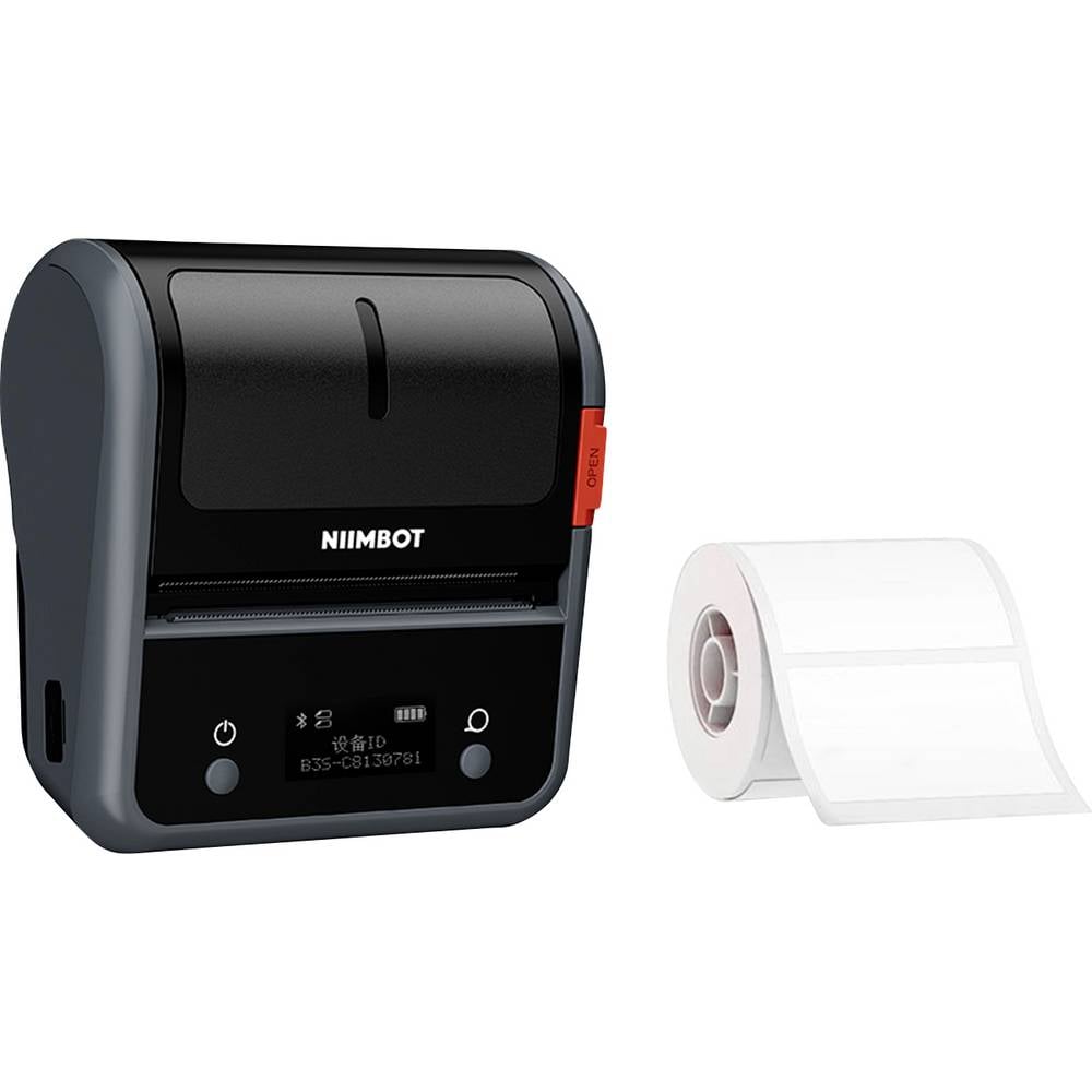NIIMBOT B3S_P Portable thermal label printer Labelprinter Thermisch 203 x 203 dpi Etikettenbreedte (max.): 75 mm Bluetooth, USB