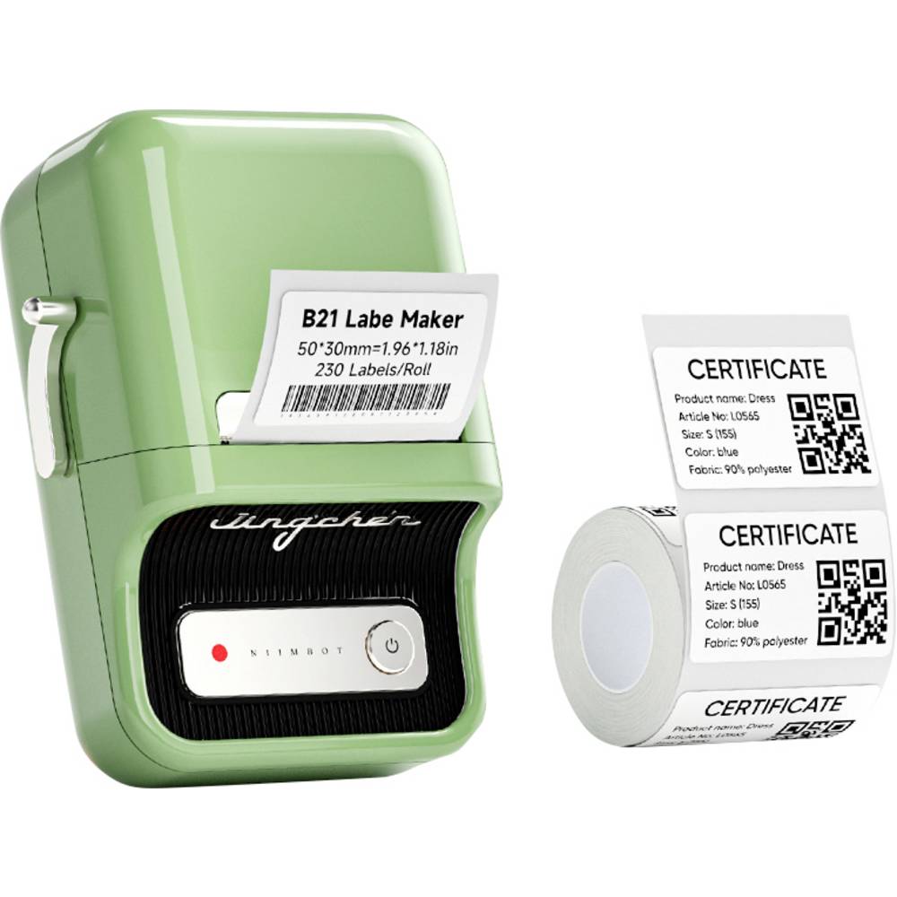NIIMBOT B21 Pro Wireless Fotoprinter Printresolutie: 300 x 300 dpi