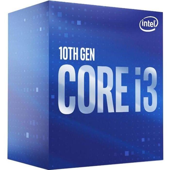 Intel Processeur  Core i3-10100 (BX8070110100) Socket LGA1200 (chipset  serie 400) 65W