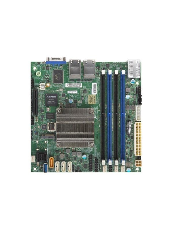 Supermicro A2SDi-4C-HLN4F Moederbord - socket - DDR4 RAM - Mini-ITX