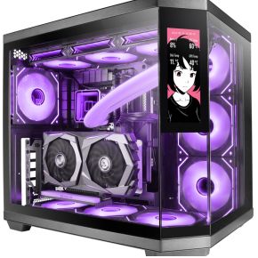 Mars Gaming MC-3TCORELCD Midi tower Zwart