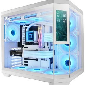 Mars Gaming MC-3TCORELCD Midi tower Wit