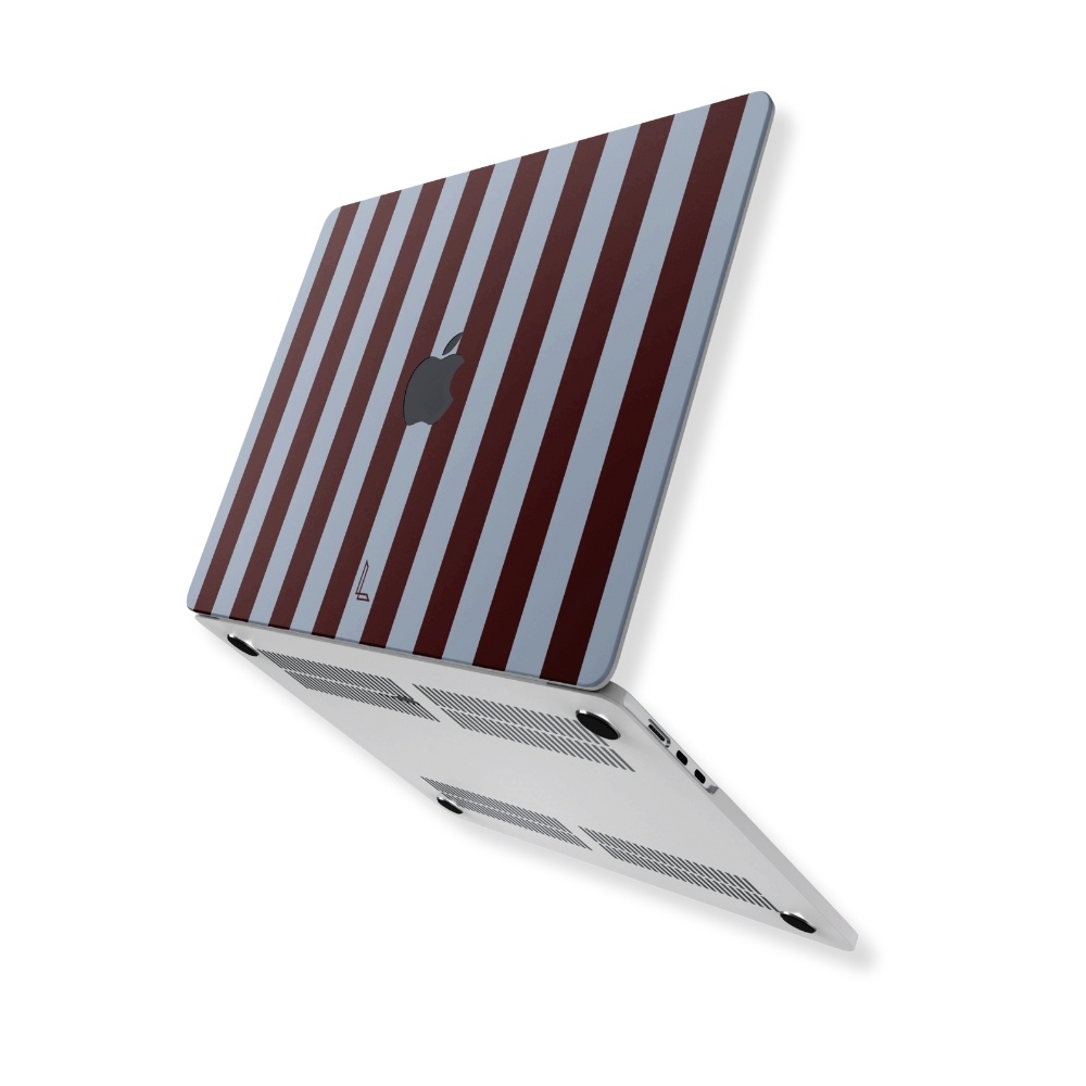 Lunso MacBook Air 13 inch (2022-2025) cover hoes - case - Burgundy