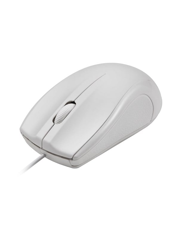 Deltaco MS-711-W - mouse - USB - white - Muis - Optisch - 3 knoppen - Wit