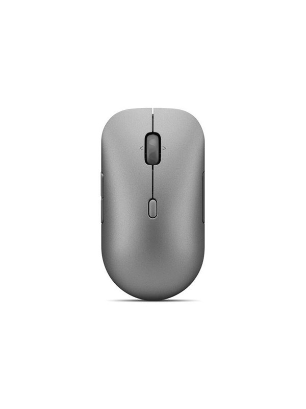 Lenovo Pro Plus 6050 - mouse - multi-mode - Bluetooth 5.3 2.4 GHz - luna grey - Muis - Optisch - 6 knoppen - Grijs
