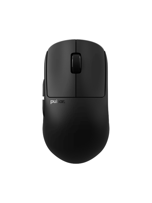 Pulsar X2H CRAZYLIGHT Wireless Mini (Jet Black) - Gaming muis - Optisch - 5 knoppen - Zwart