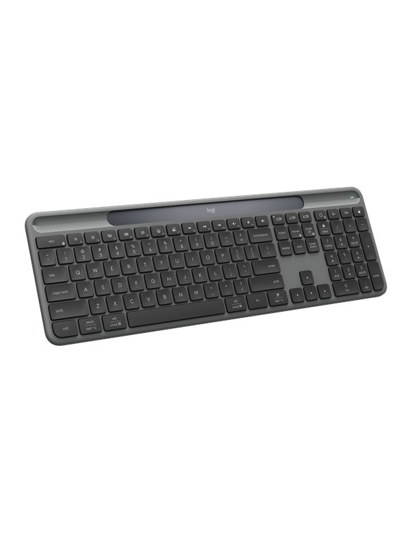 Logitech Signature Slim Solar+ Wireless - Toetsenbord - Noords - Zwart