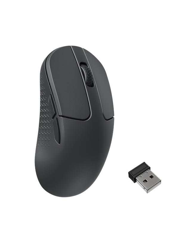 Keychron M3 Mini Ultralight 55g Wireless 8K - Gaming muis - Optisch - 5 knoppen - Zwart
