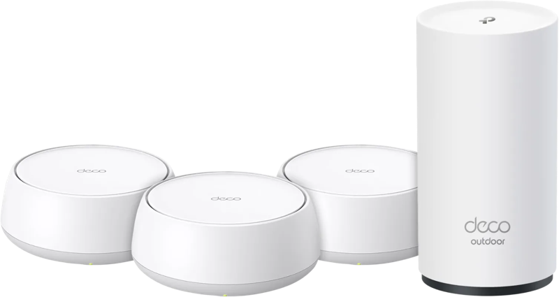 TP-Link Deco BE25 3-Pack + Deco BE25 Outdoor