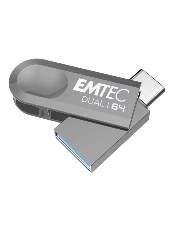 Emtec Dual D280 - 64GB - USB-stick