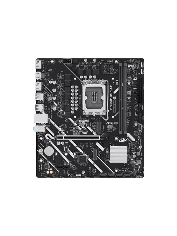 Asus PRIME H810M-E-CSM Moederbord - Intel H810 - Intel LGA1851 socket - DDR5 RAM - Micro-ATX