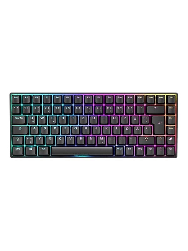 Sharkoon SKILLER SGK50 S3 - keyboard - 75% - QWERTZ - German - black Input Device - Gaming toetsenbord - Duits - Zwart
