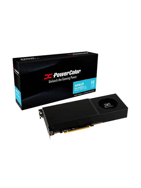 Powercolor Radeon AI Pro R9700 - 32GB GDDR6 RAM - Grafische kaarten