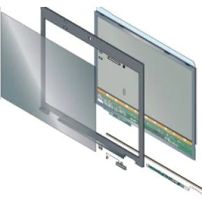 3M ALCF-P-KIT-MATTE Randloze privacyfilter voor schermen