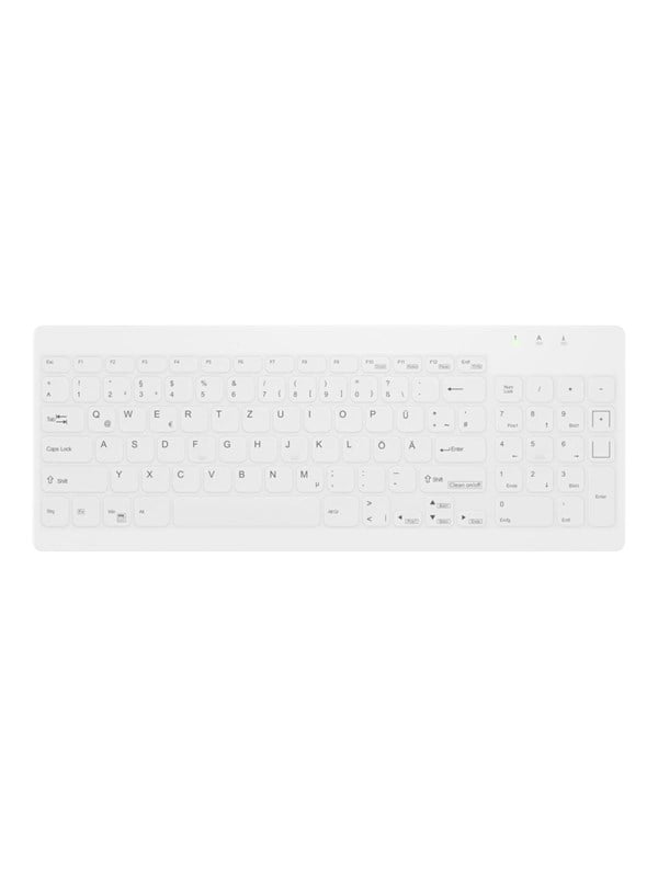 Cherry Medical AK-C7012 - keyboard - compact compact - QWERTY - Pan Nordic - white Input Device - Toetsenbord - Noords - Wit