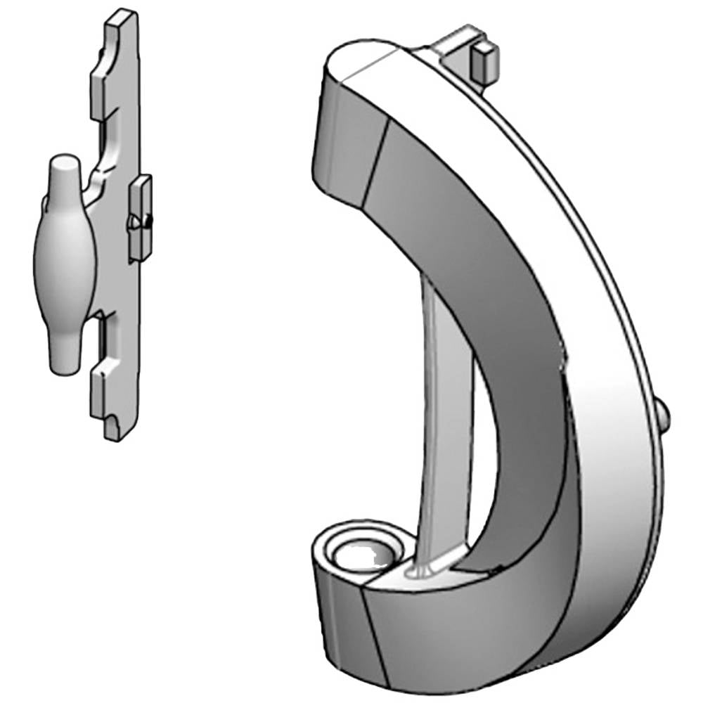 NVent SCHROFF 27230196 19 inch Deurhouder voor patchkast