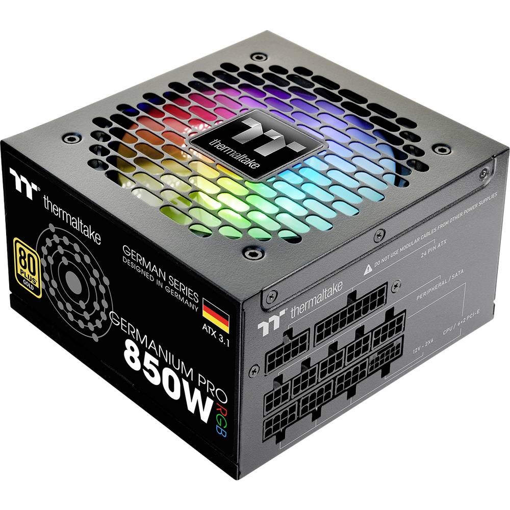 Thermaltake AC/DC-inbouwnetvoeding 850 W ATX 80 Plus Gold