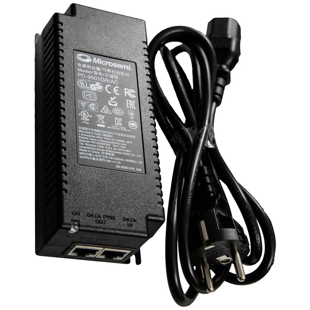 Mobotix Mx-NPA-PoE1A-60W-BT PoE-injector IEEE 802.3bt