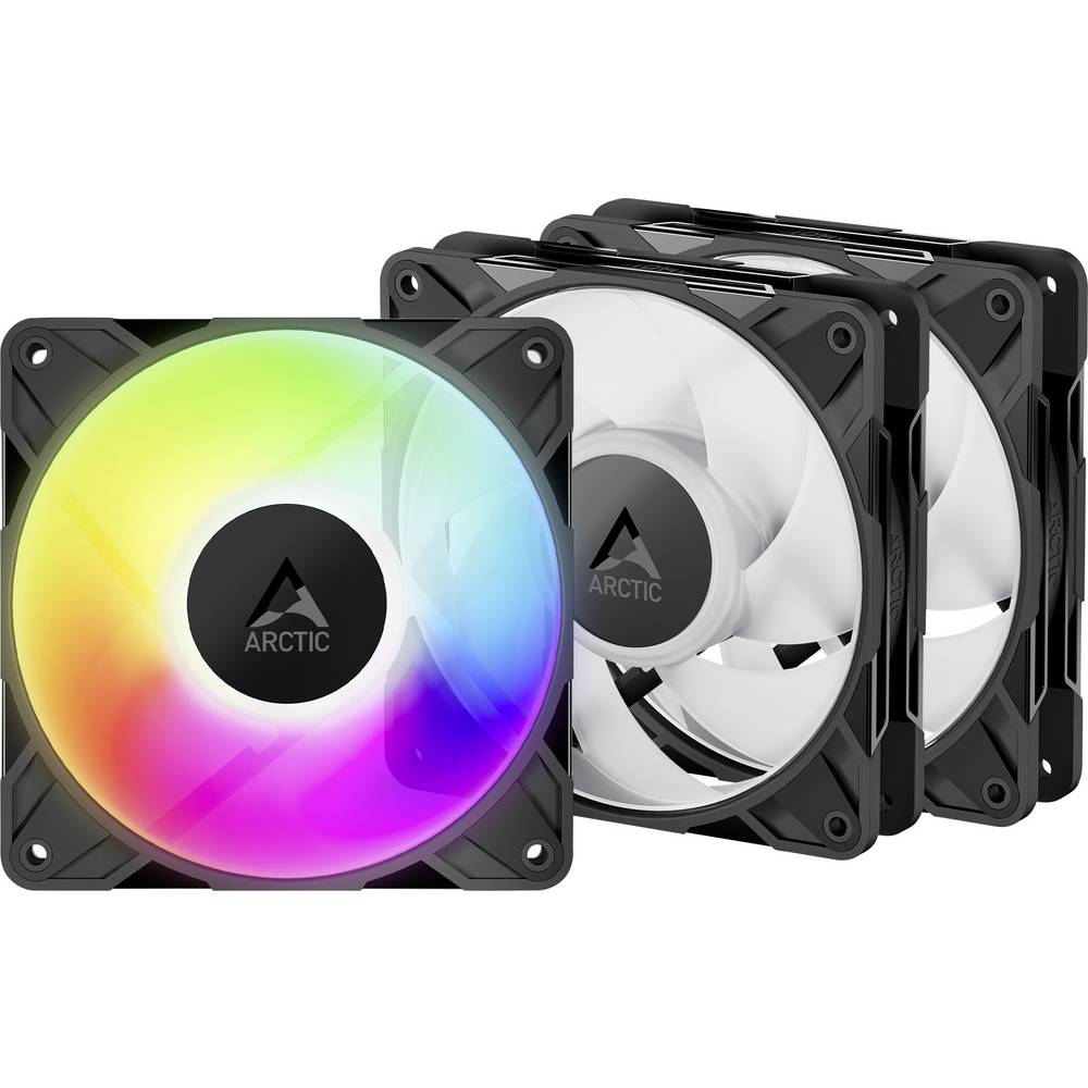 Arctic P12 Pro A-RGB PC-ventilator (b x h x d) 120 x 25 x 120 mm Incl. LED-verlichting