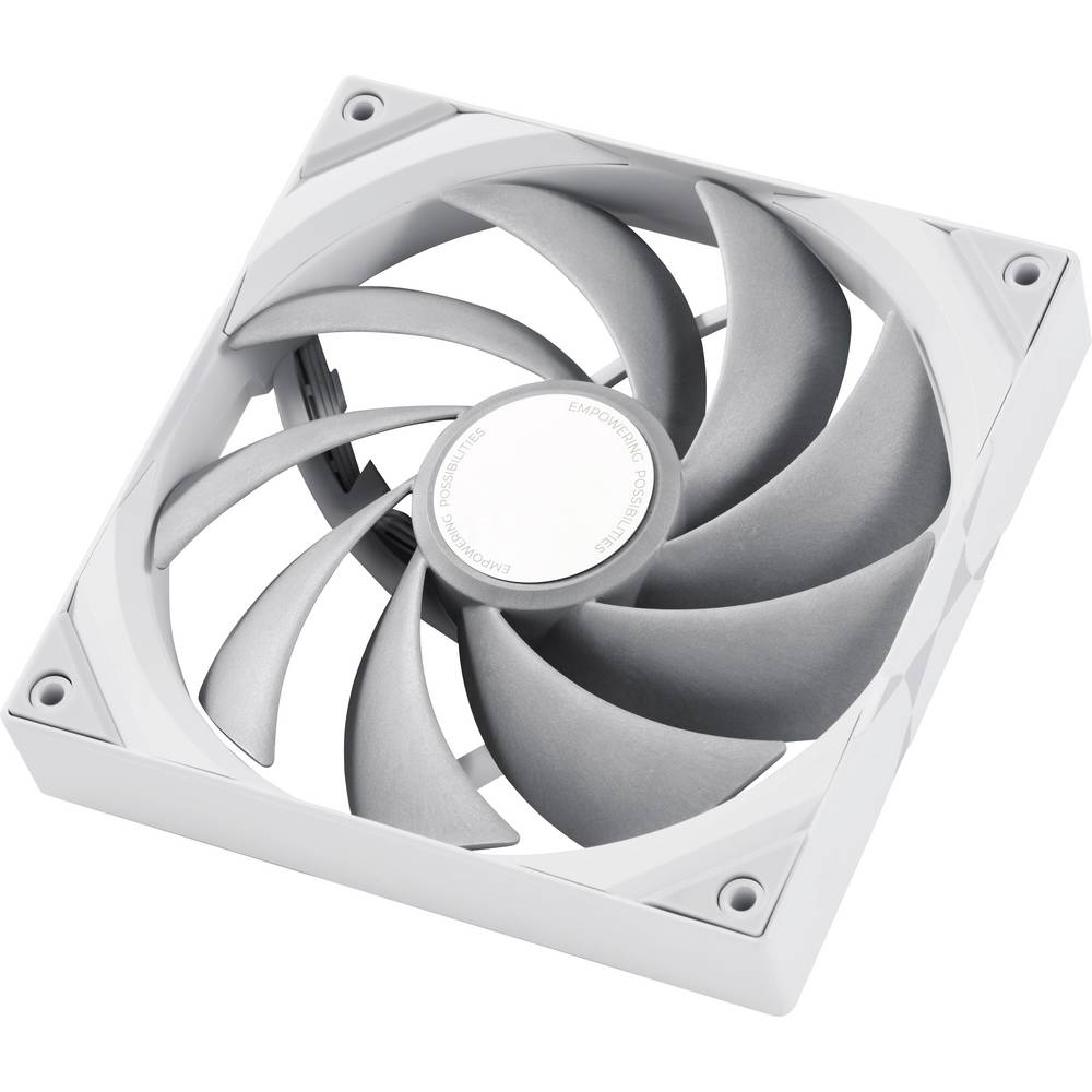 TRYX ROTA PRO PC-ventilator Wit (b x h x d) 140 x 25 x 140 mm