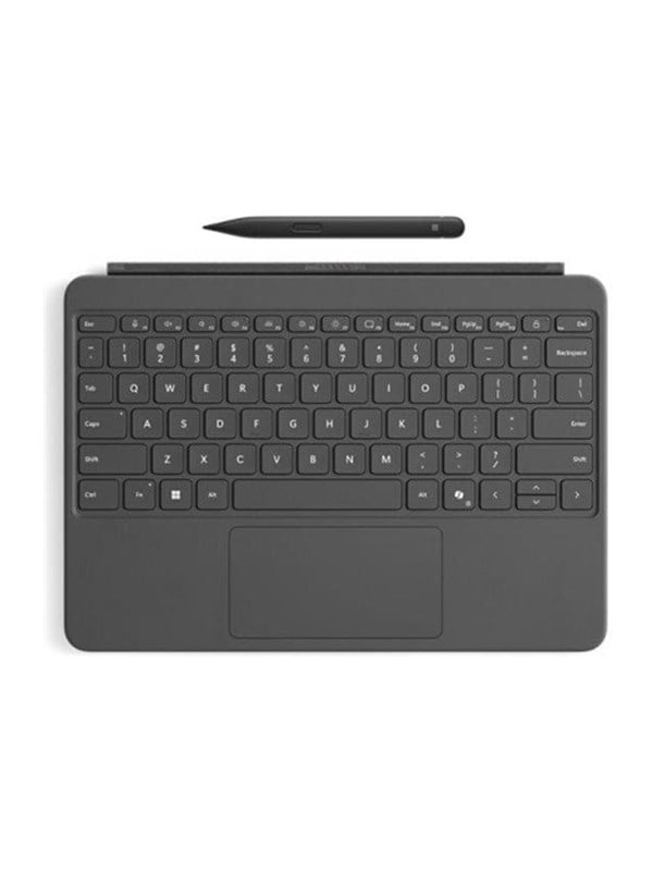 Microsoft Surface Pro Keyboard - 12-inch - keyboard - with touchpad accelerometer - slate - with Slim Pen Input Device - Toetsenbord - Grijs
