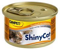 GIMPET ShinyCat in Jelly - Tonijn met Kip - 24 x 70 gram