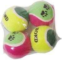 TOM Tennisbälle 6,5 Cm Gummi Gelb/grün/rosa 4 Stück