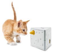 FroliCat Automatisches Katzenspielzeug Cheese Weiß