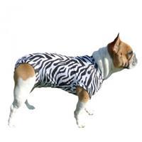 Medical Pet Shirt Hund Zebra-Muster - M Plus