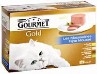 Gourmet Gold 12-Pack Mousse Katzenfutter 96 x 85 gram