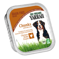 Yarrah Biologisch Hondenvoer Chunks Met Kip (150g)
