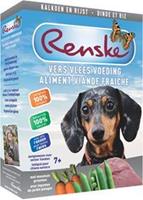 renske Vers Senior Verse Kalkoen Graanvrij Hond 10x395gr